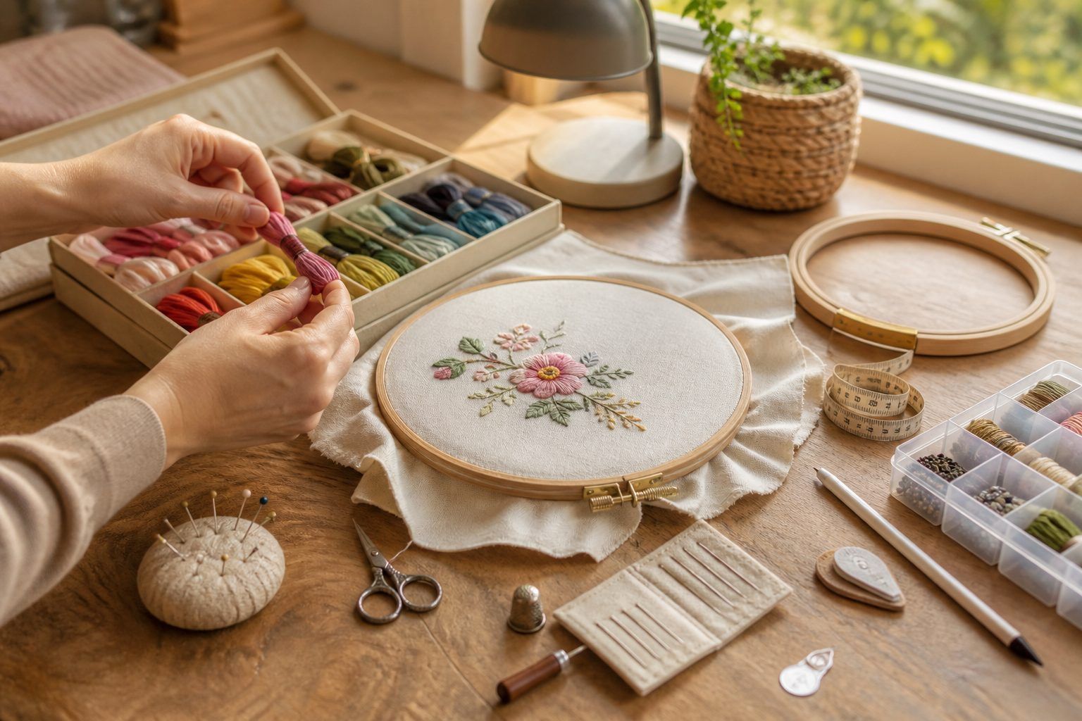 Quel matériel faut-il ajouter à un kit de broderie ?