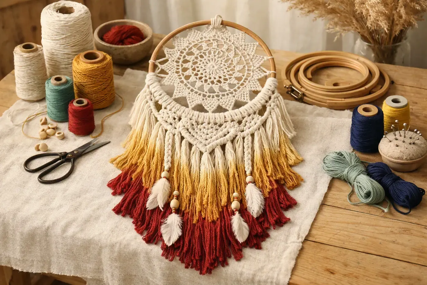 Attrape-rêve en macramé : le guide pour le réussir