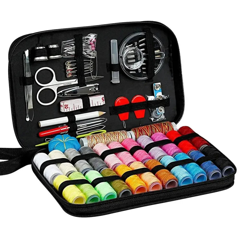 Boîte de couture multifonction avec fil à broder