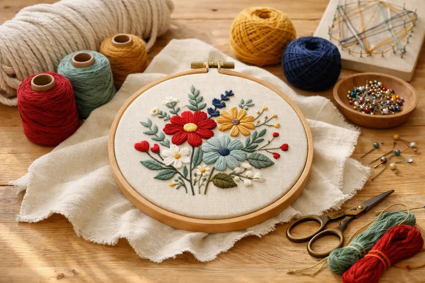 Broderie moderne : 10 idées pour se lancer sans napperon