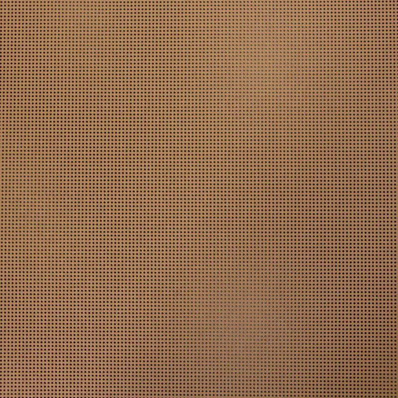 Carton perforé brun pour broderie papier, 24 x 23 cm : vue 1