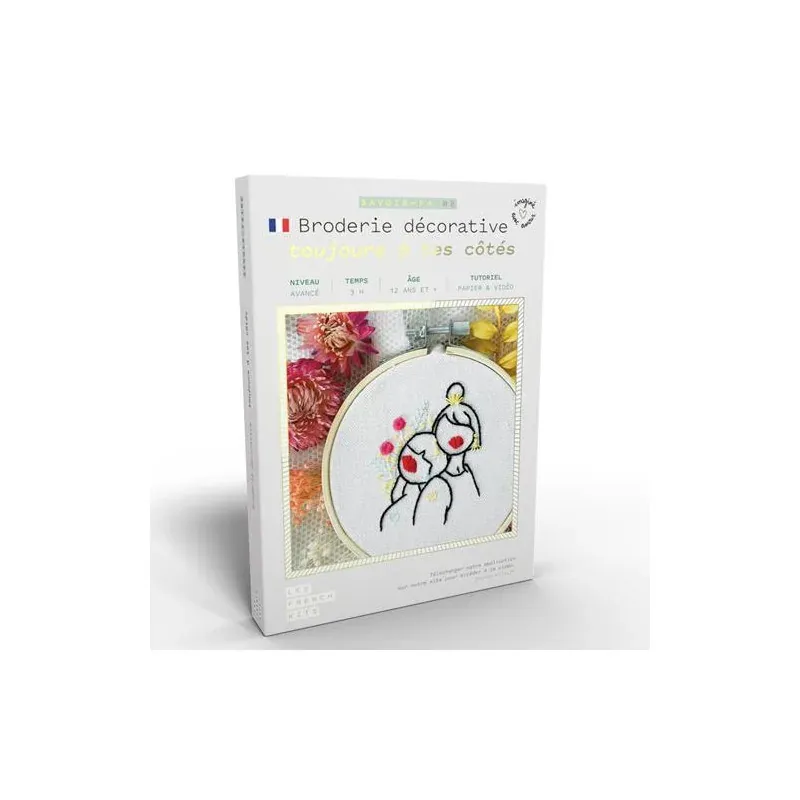 Kit broderie traditionnelle Toujours à tes côtés : vue 1