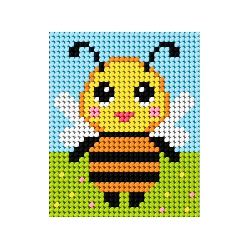 Kit canevas enfant petite abeille, 17 x 20,5 cm : vue 1