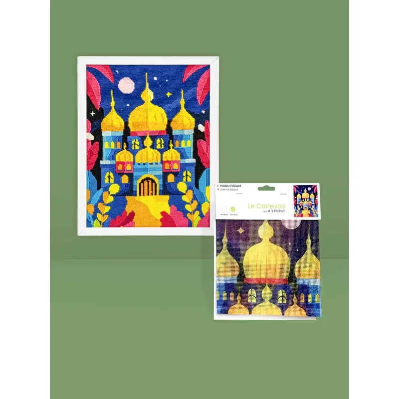 Kit canevas Palais d’Orient, 30 x 40 cm : vue 1