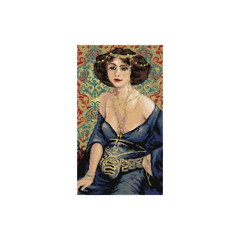 Kit canevas Salomé d’après Wasilowski, 40 x 70 cm : vue 1