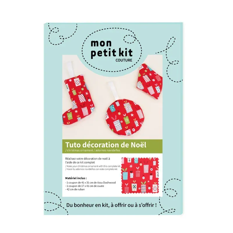 Kit couture décorations de Noël, niveau débutant : vue 1