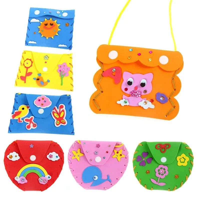 Kit couture enfant en feutre, sac à main à réaliser