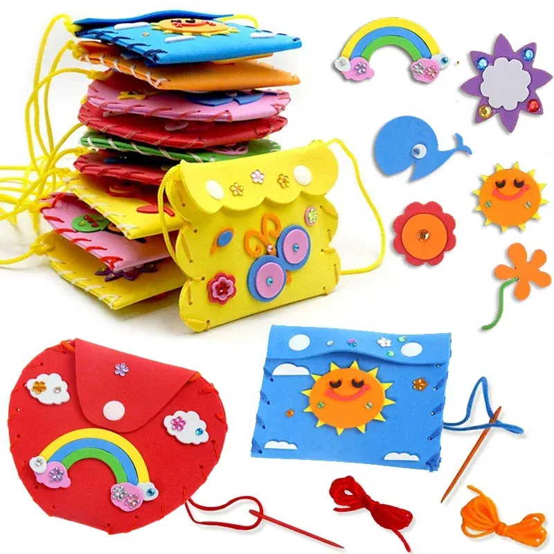 Kit couture enfant pour porte-monnaie à réaliser