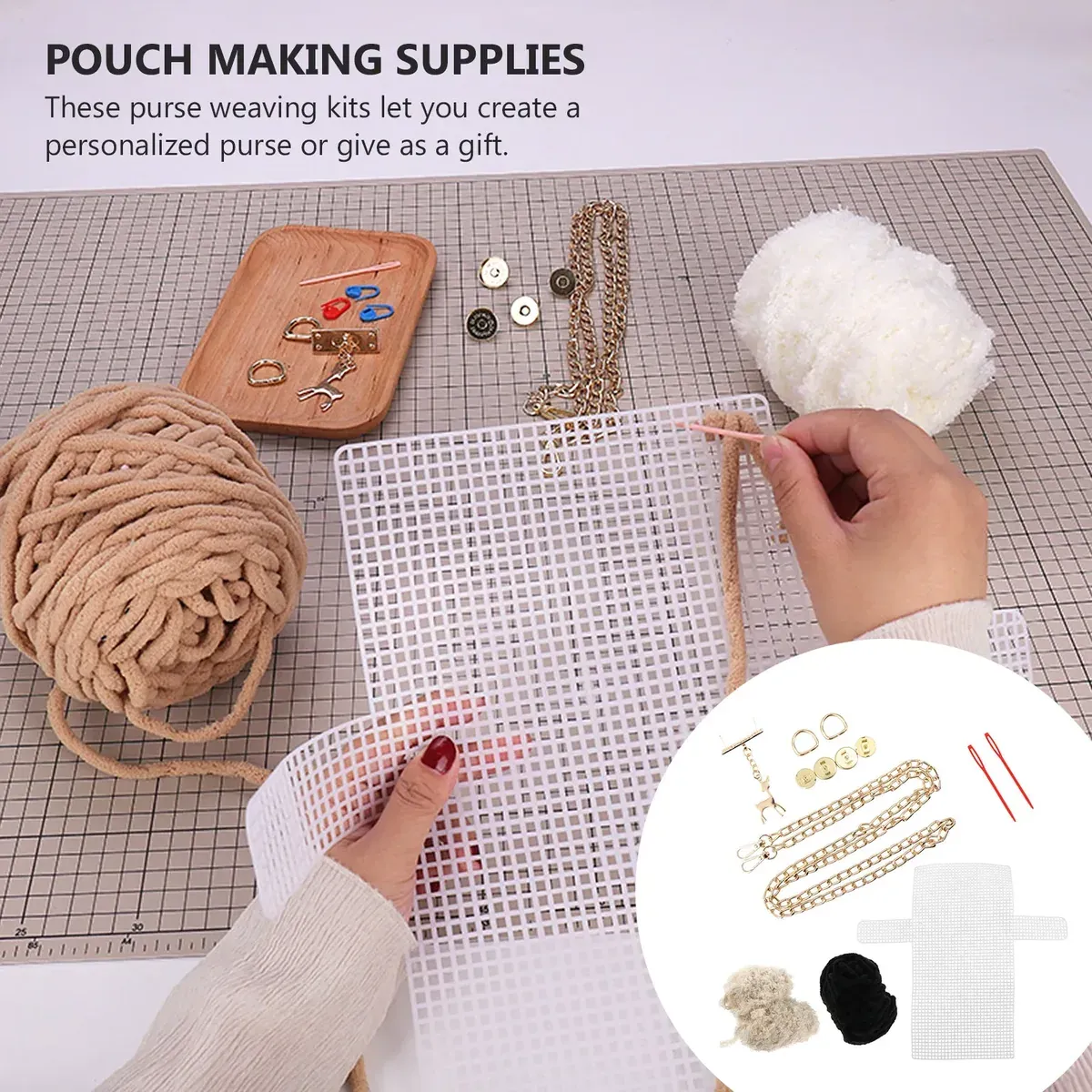 Kit couture pour pochette tressée de téléphone