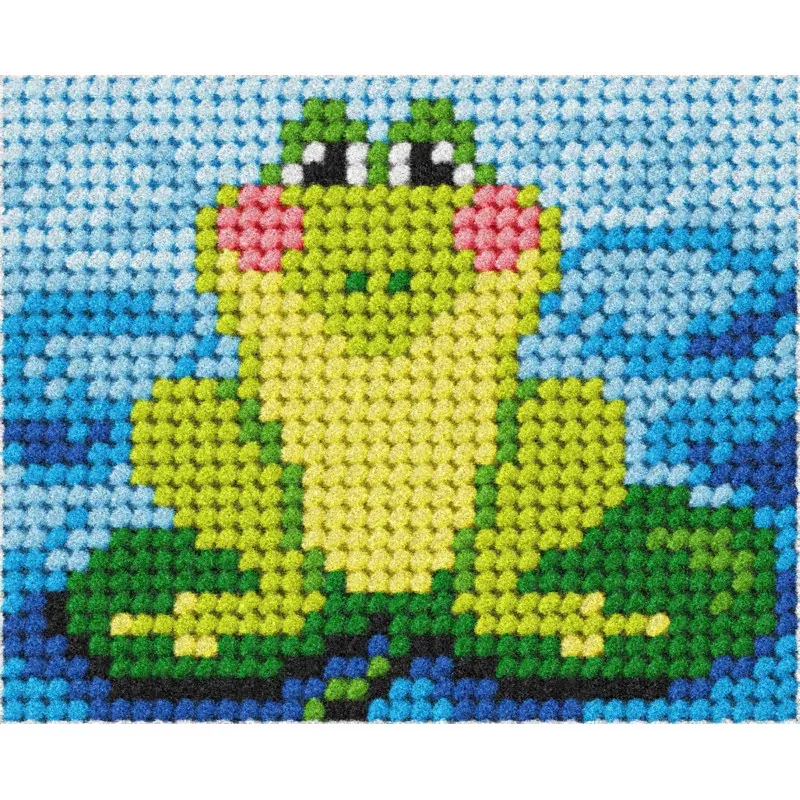 Kit demi-point enfant la grenouille, 17 x 20,5 cm : vue 1