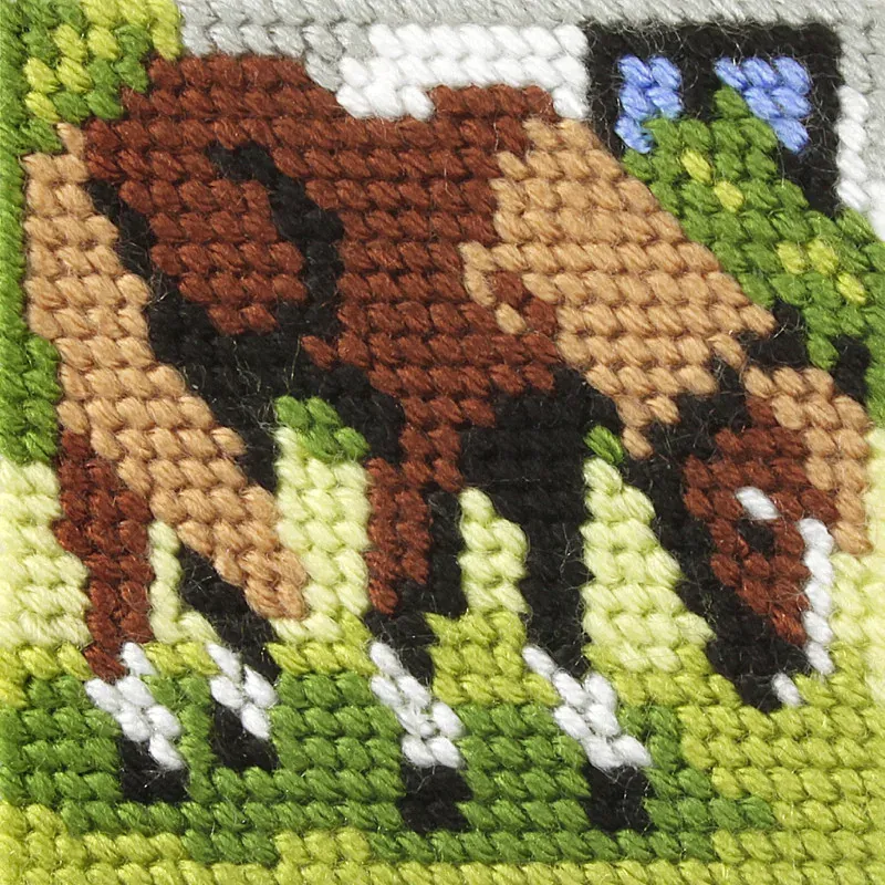 Kit demi-point enfant le poney, 10,5 x 10,5 cm : vue 1