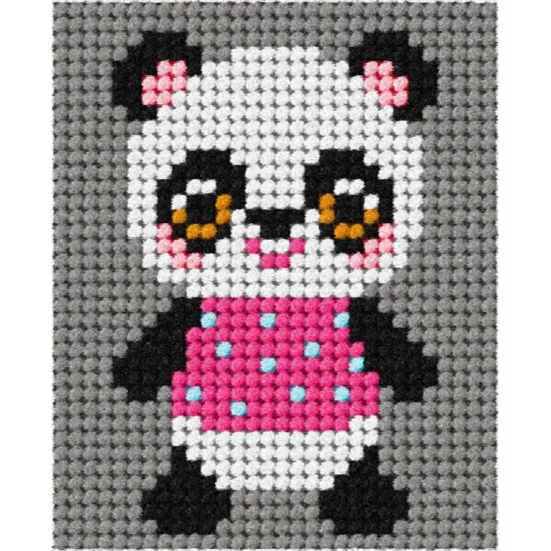 Kit demi point enfant Ma copine panda, 17 x 20,5 cm : vue 1