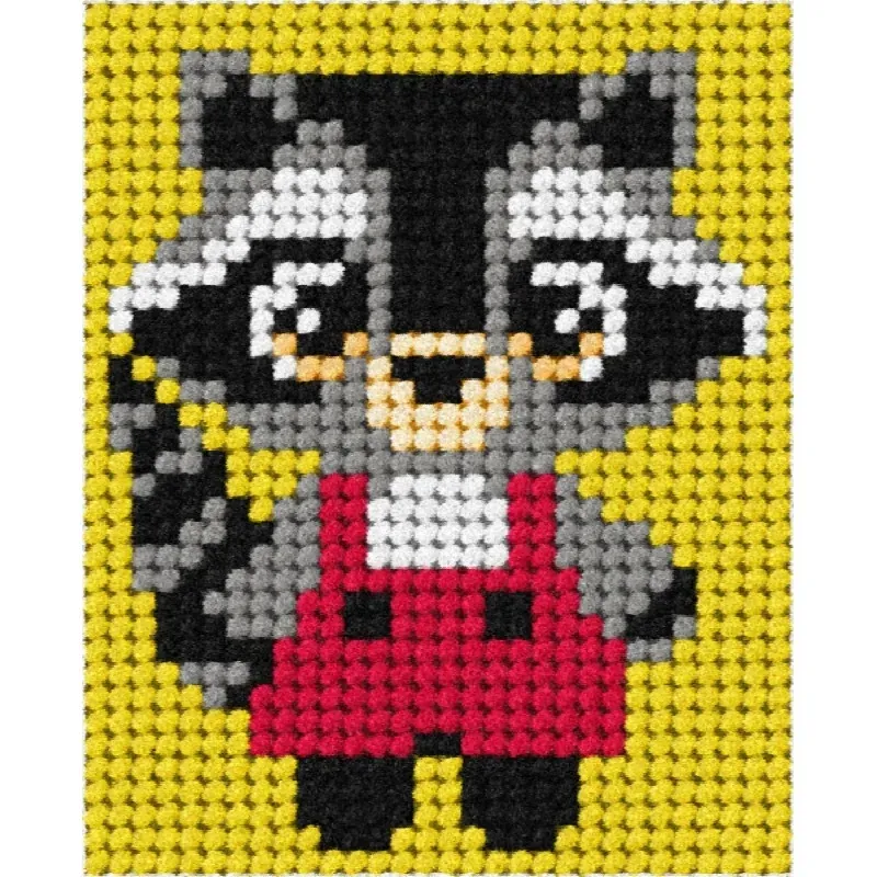 Kit demi-point enfant petit putois, 17 x 20,5 cm : vue 1