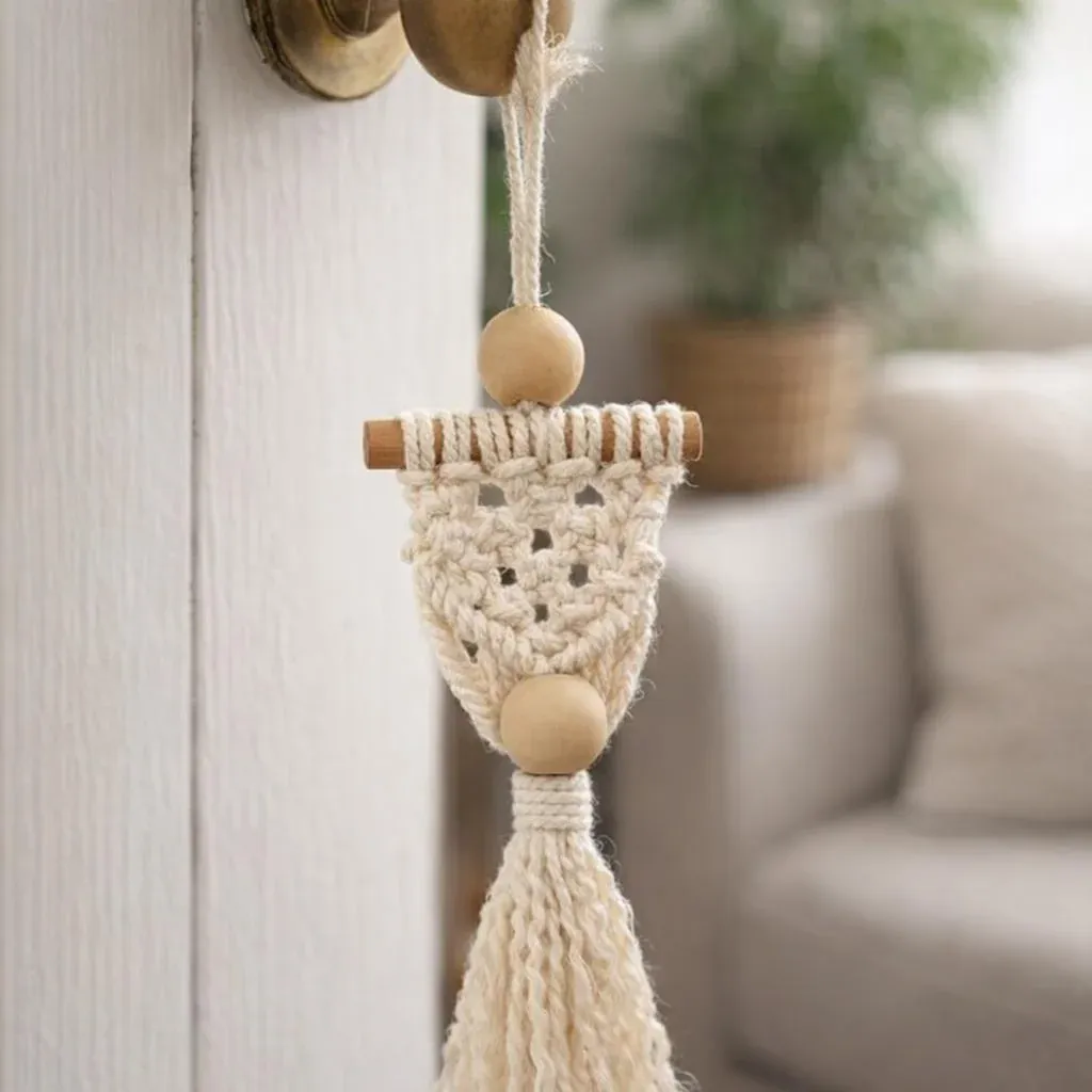 Kit macramé grigri porte-bonheur à nouer