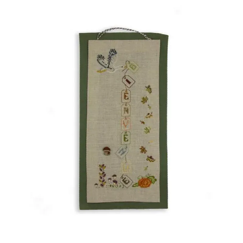 Kit point de croix Bienvenue à l’automne, 30 x 15 cm