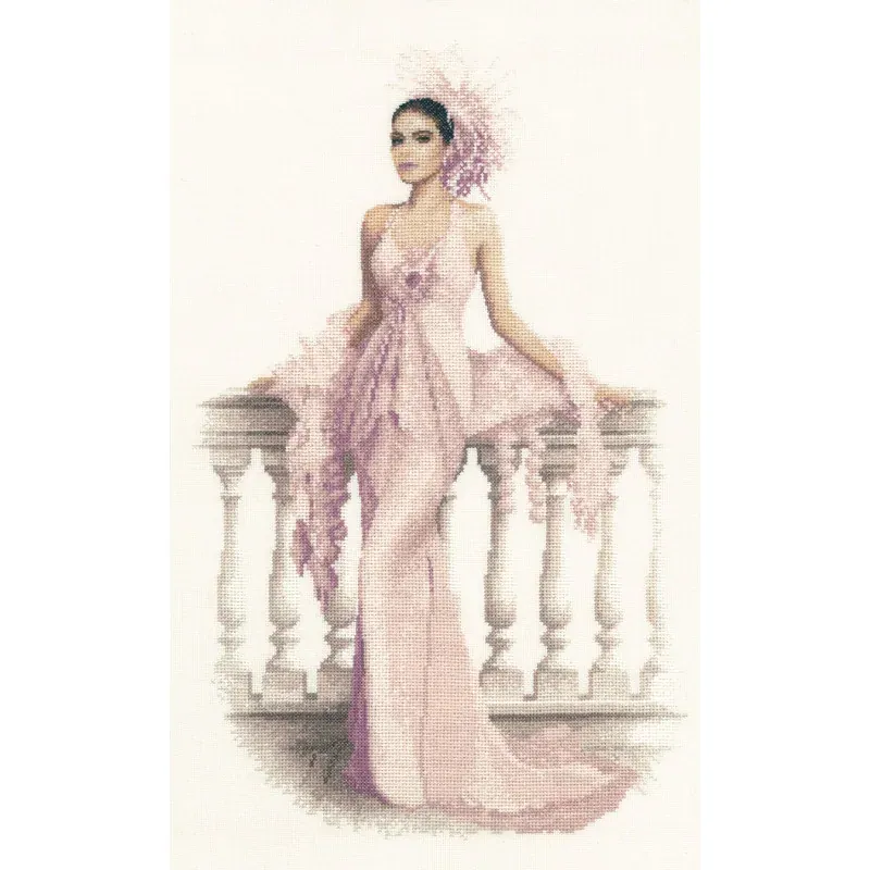 Kit point de croix Gabriella, modèle 27 x 43,5 cm