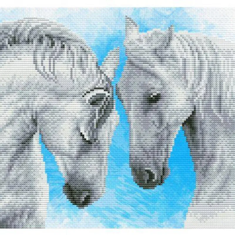 Kit point de croix No Count Horse Prayer, 27,7 x 26 cm