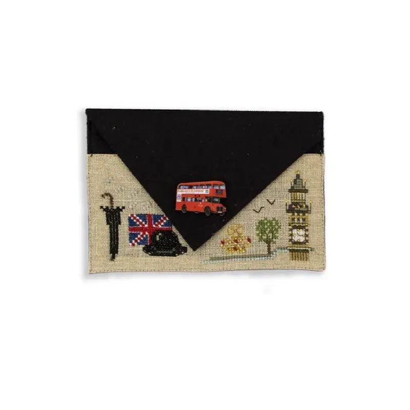 Kit point de croix pochette petit bazar Londres