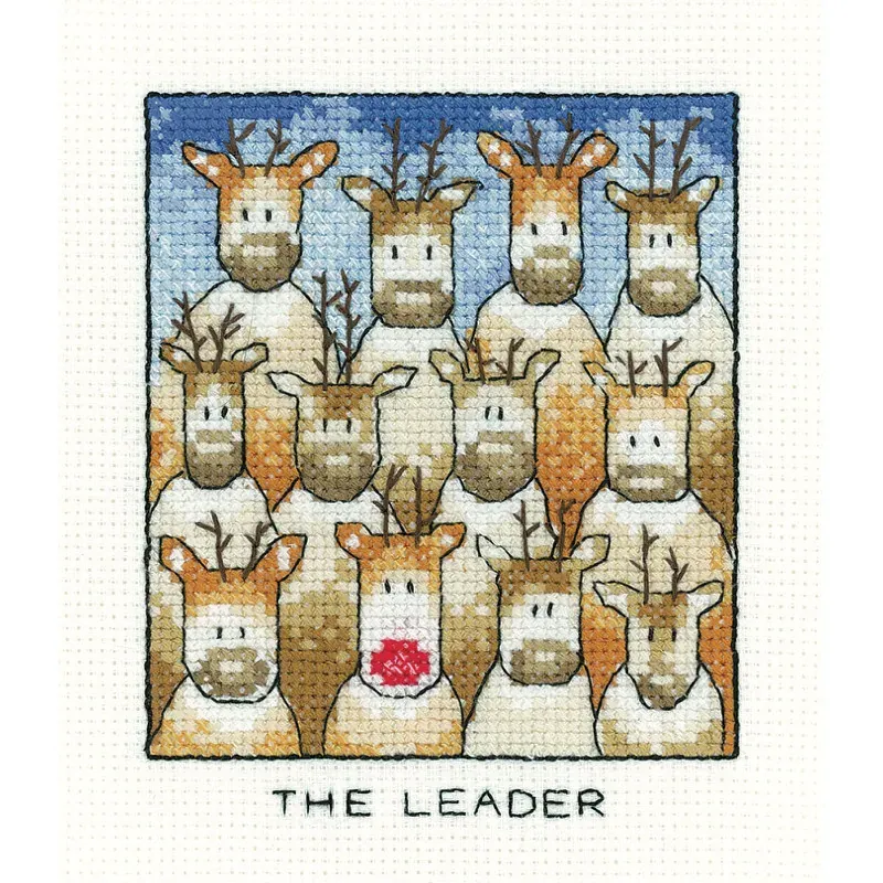 Kit point de croix The Leader, modèle 9 x 11.5 cm