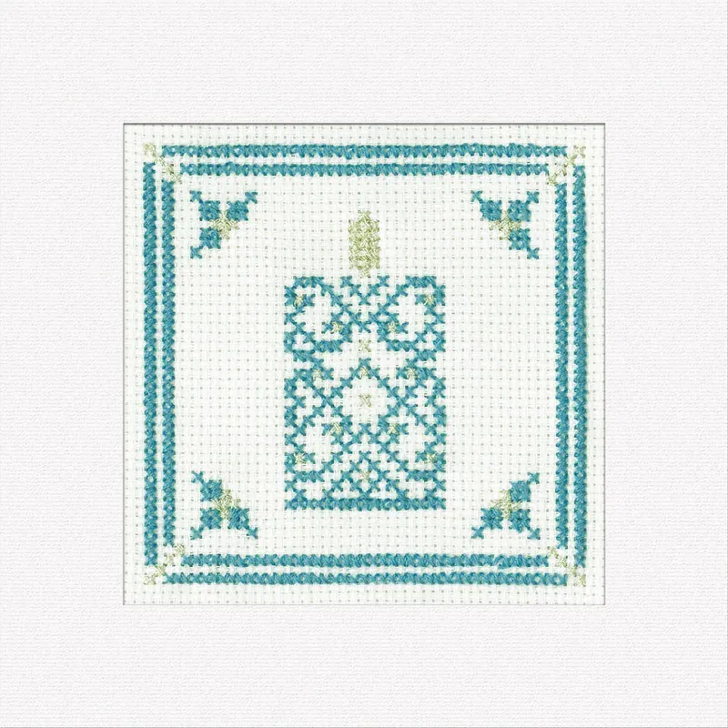 Lot de 3 kits cartes de Noël au point de croix