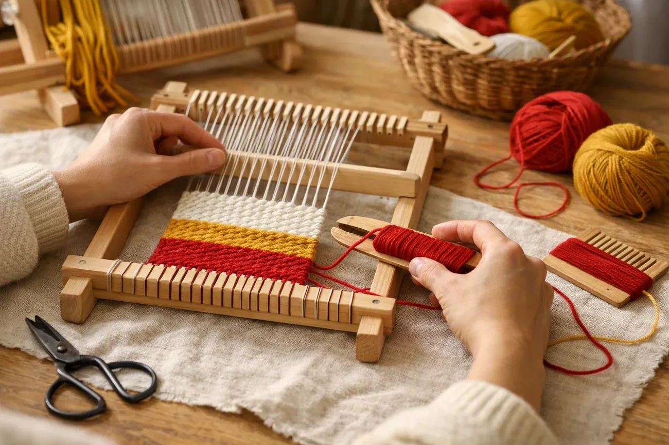 Quel métier à tisser choisir pour débuter ? : le geste en atelier