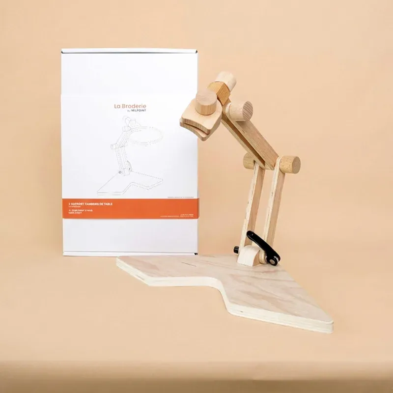 Support de tambour de table en bois ultra stable : vue 1