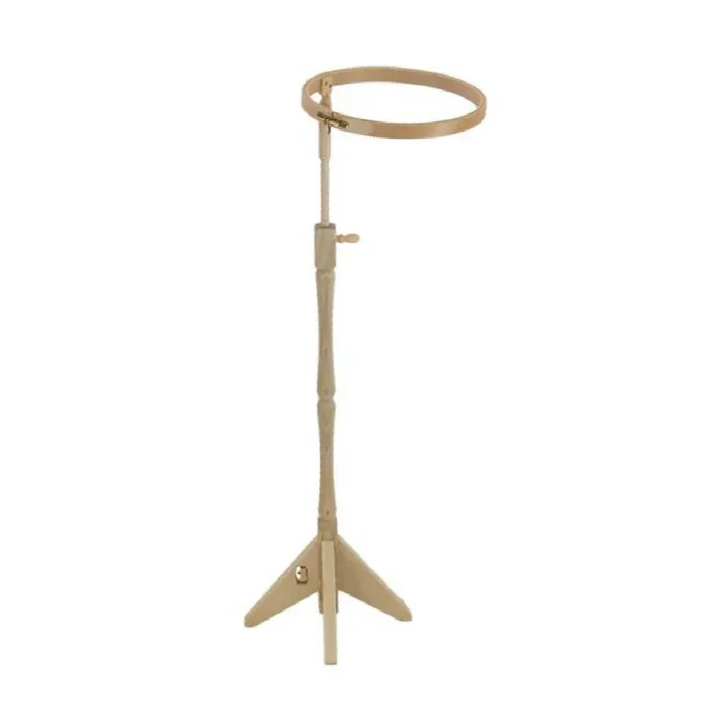 Tambour à broder sur pied réglable Elbesee, bois : vue 1